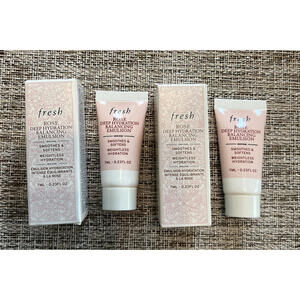 2X Fresh Rose Deep Hydration Balancing Emulsion 7 ml Travel Size NIB # 14